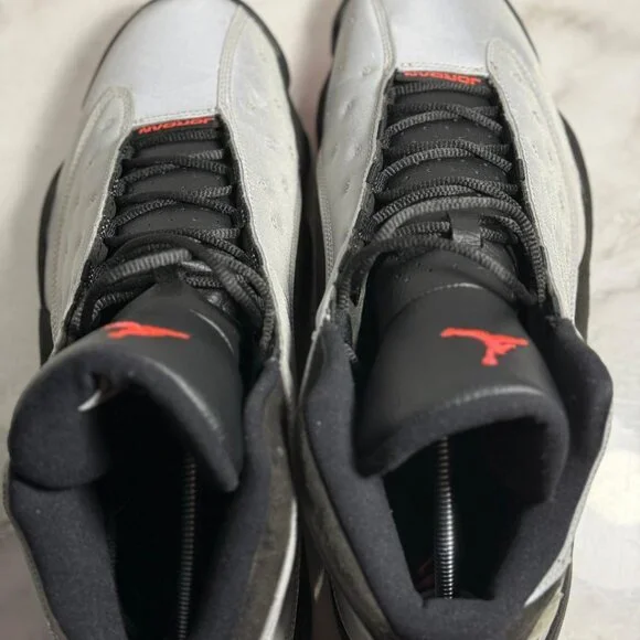 Jordan 13 Reflective Silver Great Condition non-og box sz: 12 - Picture 8 of 10